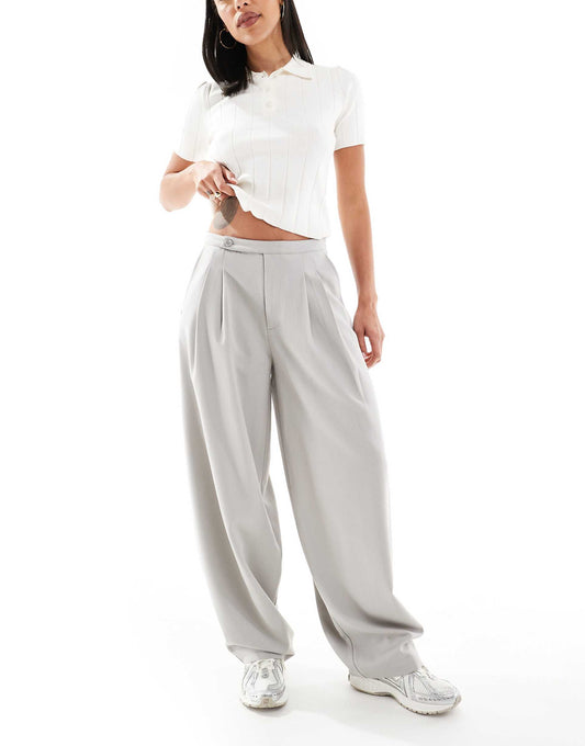 Tailored Balloon Leg Trouser