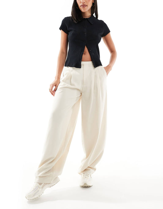 Tailored Balloon Leg Trouser