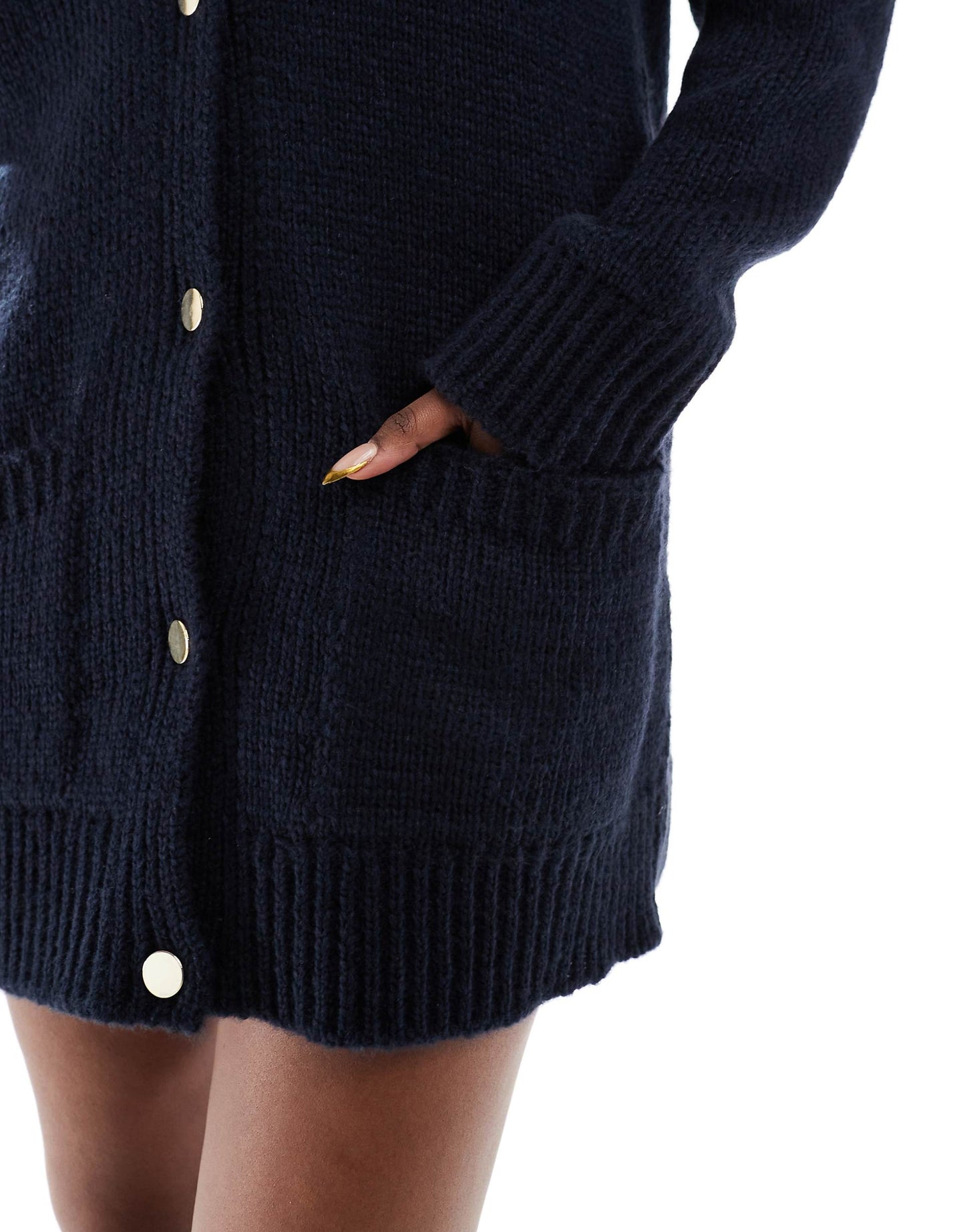 Longline Oversized Cardigan Dress