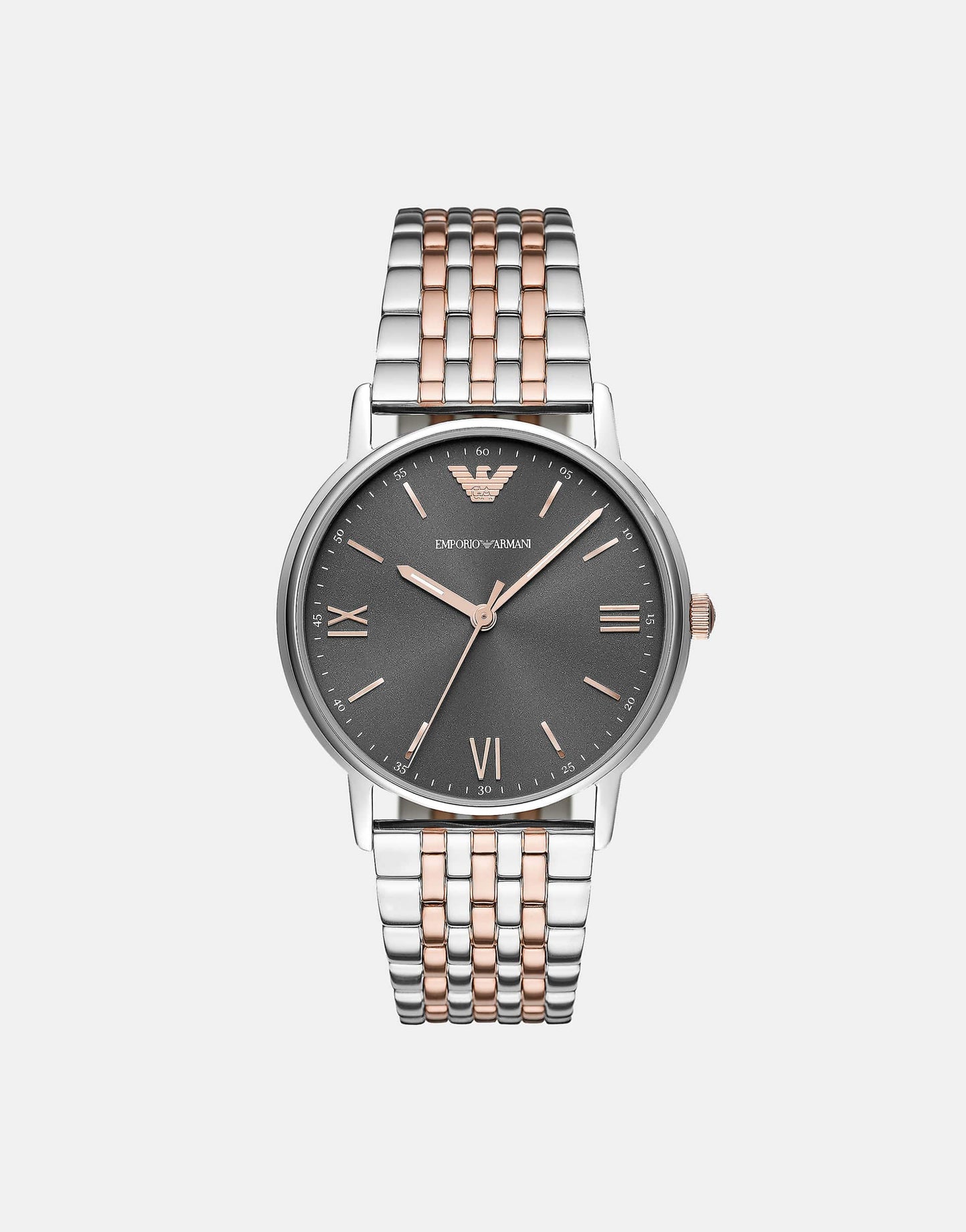 Men'S Three-Hand Two-Tone Steel Watch