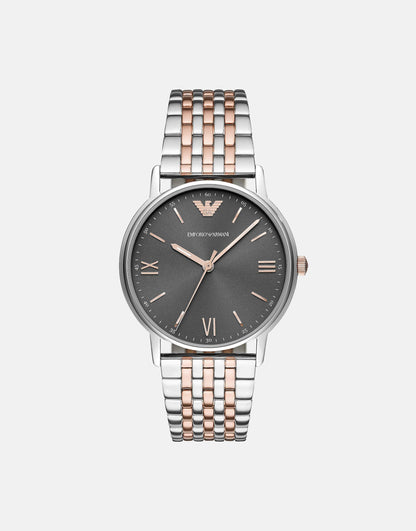 Men'S Three-Hand Two-Tone Steel Watch
