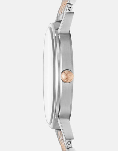 Men'S Three-Hand Two-Tone Steel Watch