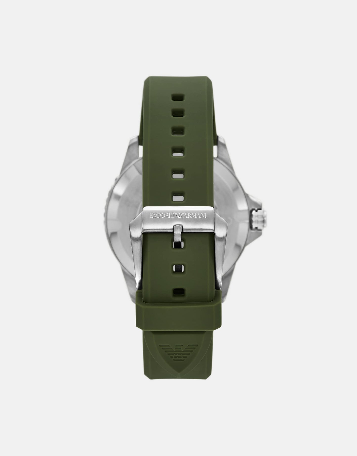 World Explorer Three-Hand Date Green Silicone Watch