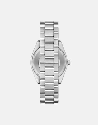 Three-Hand Date Stainless Steel Watch