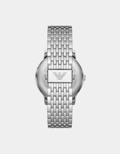 Three-Hand Date Stainless Steel Watch