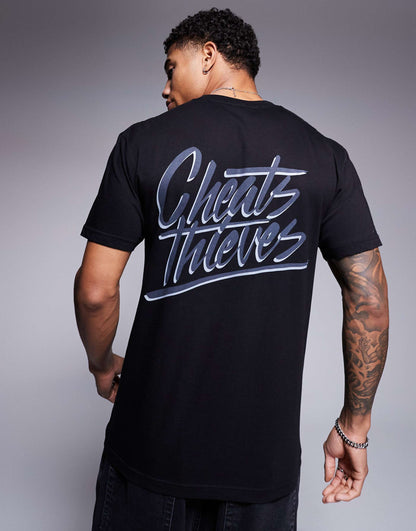 Script Logo Back Print 200Gsm T-Shirt