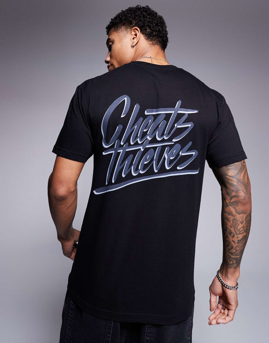 Script Logo Back Print 200Gsm T-Shirt