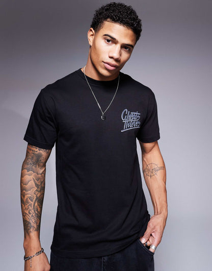 Script Logo Back Print 200Gsm T-Shirt