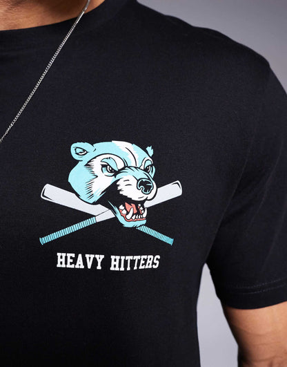 Heavy Hitters Back Print 200Gsm T-Shirt