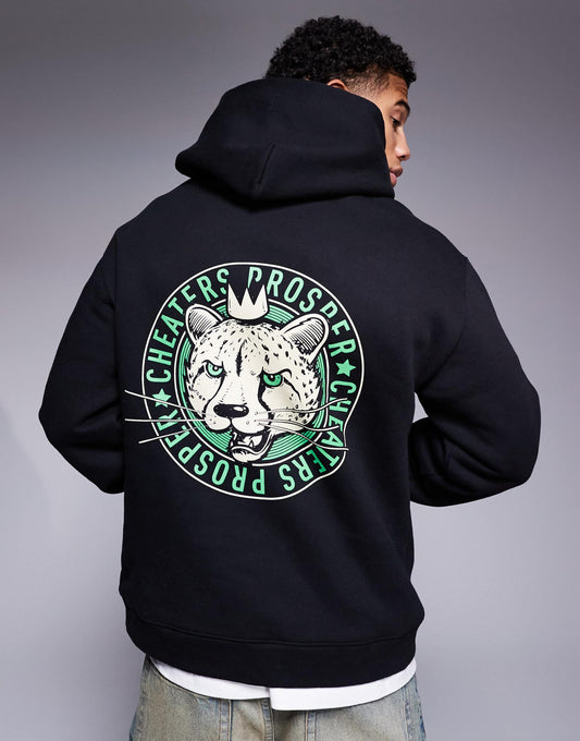 Logo Back Print 320Gsm Hoodie