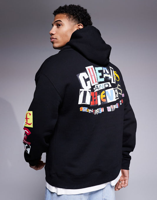Ransom Logo Back Print 320Gsm Hoodie