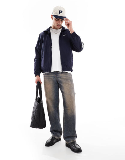 Stripe Zip Through Track Jacket