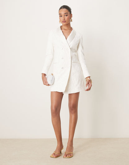 Premium Lace Tuxedo Style Dress