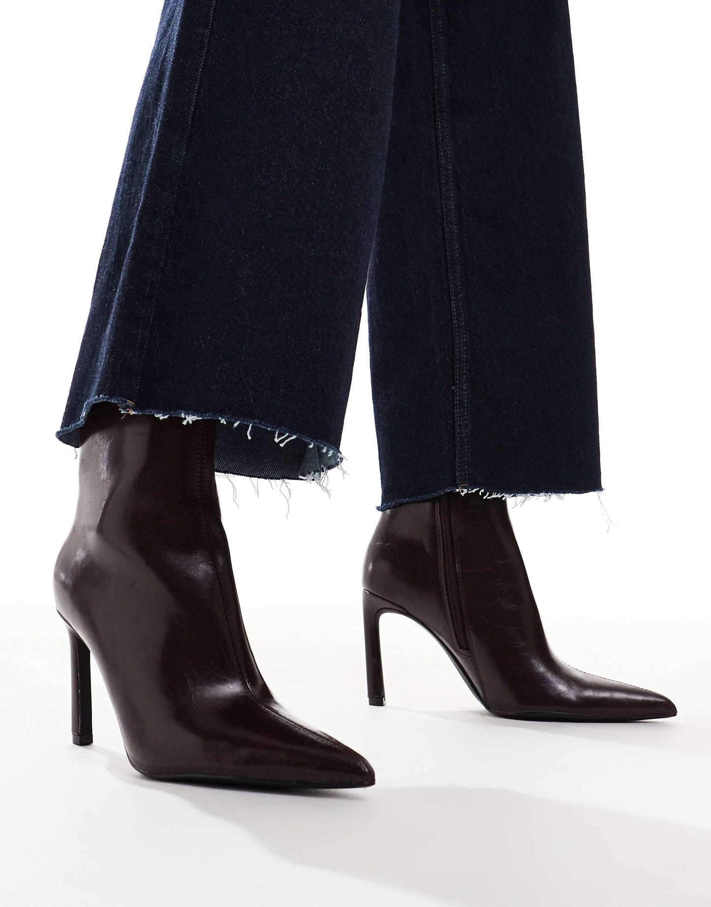 Pointed Toe Heeled Boot