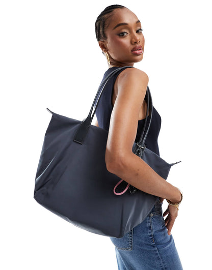 Tote Bag With Removable Carabiner