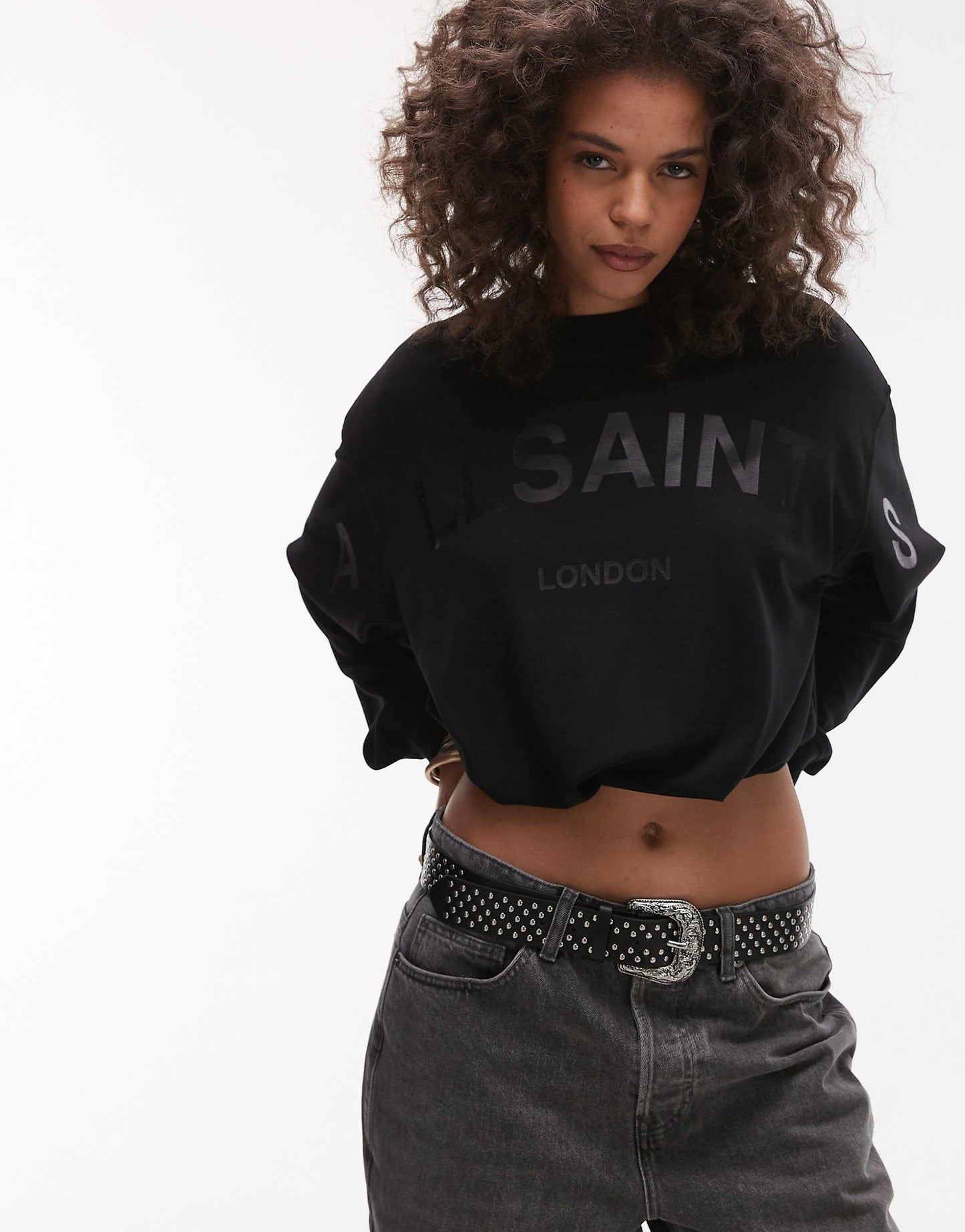 Biggy Aster Tonal Logo Sweatshirt