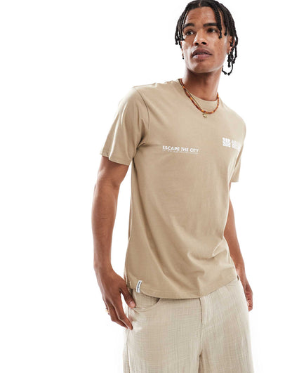 160 Gsm Graphic Back Print Cotton T-Shirt
