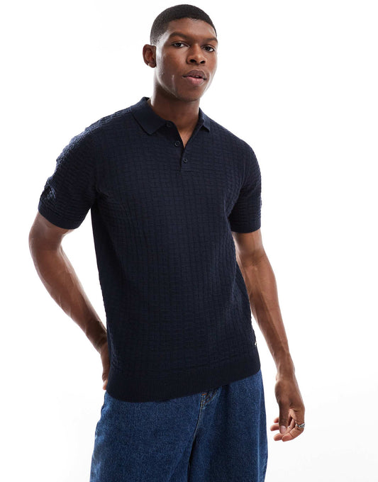 Knitted Polo Shirt
