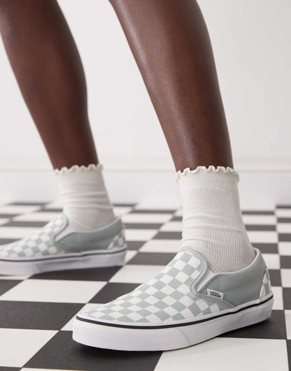 Classic Slip-On Colour Theory Checkerboard Trainers