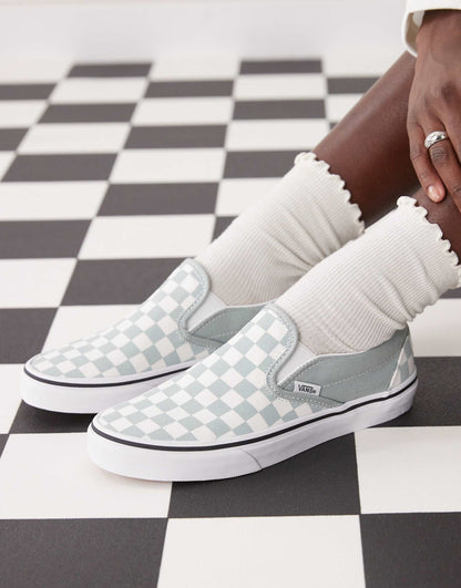 Classic Slip-On Colour Theory Checkerboard Trainers