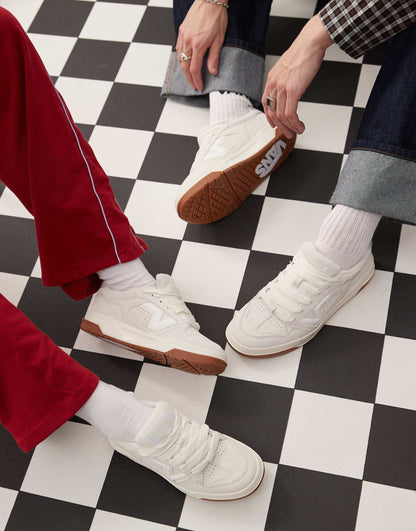 Upland Chunky Suede Trainers With Reflective Heel Tab