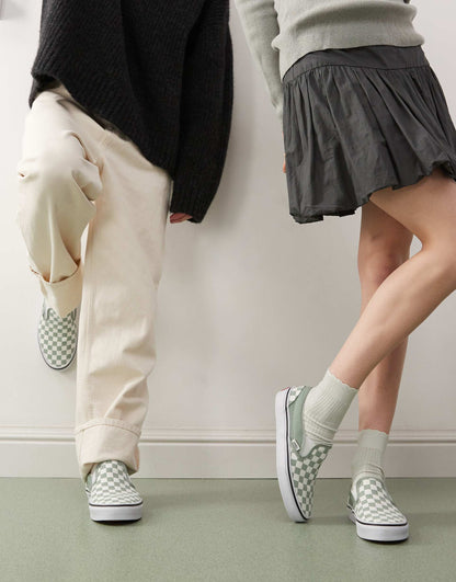 Classic Slip-On Colour Theory Checkerboard Trainers