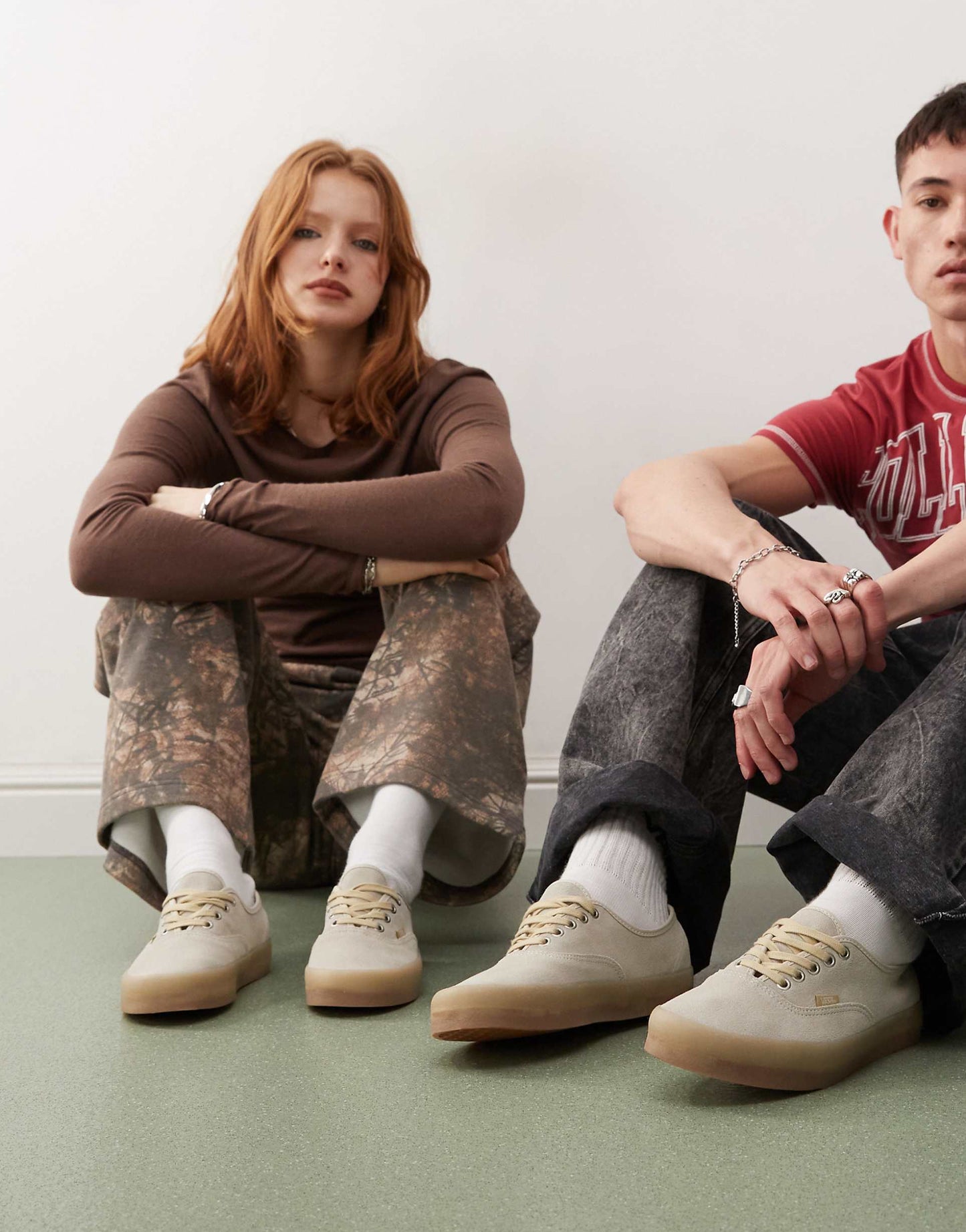 Authentic Suede Trainers With Crepe Sole