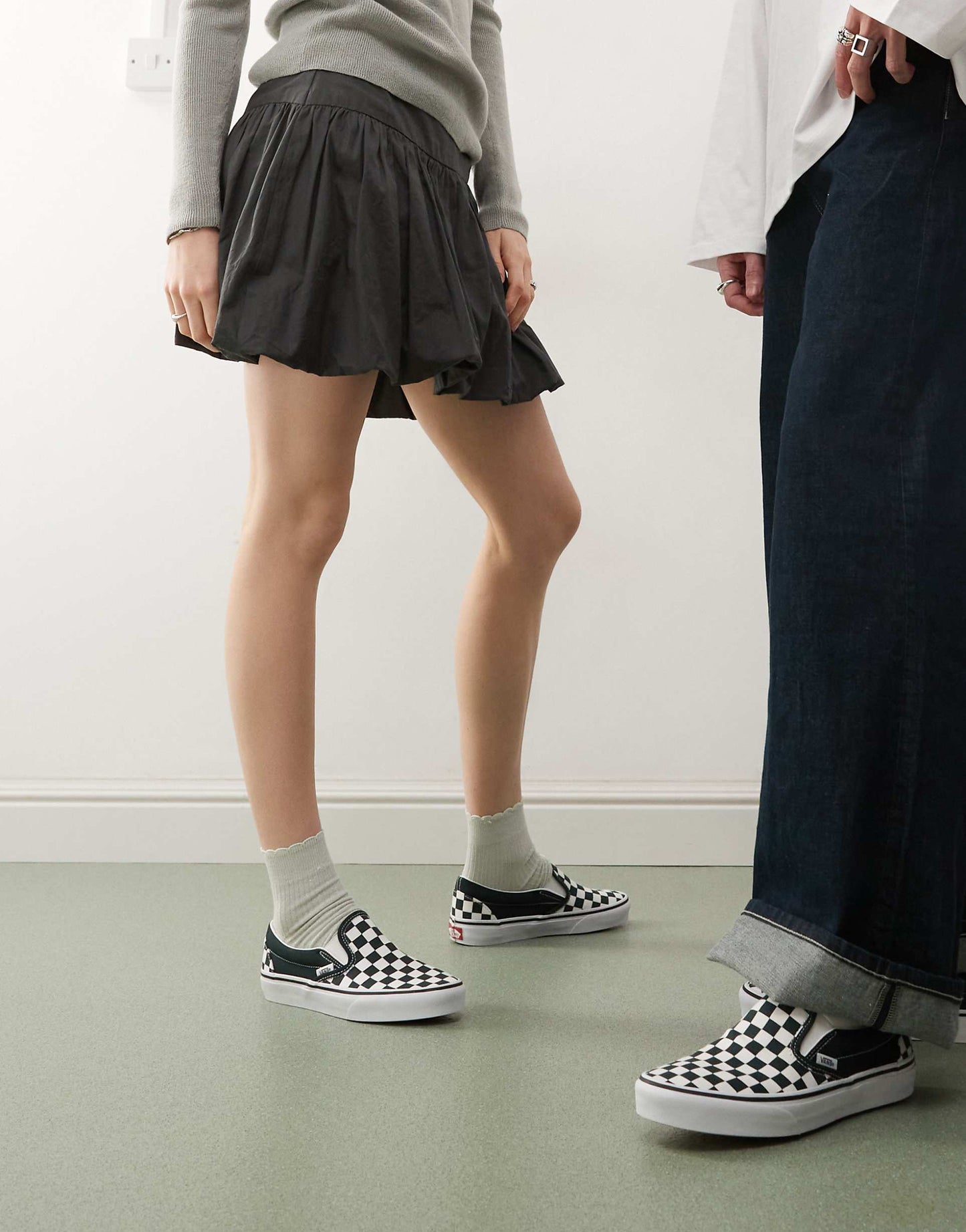 Classic Slip-On Colour Theory Checkerboard Trainers