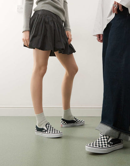 Classic Slip-On Colour Theory Checkerboard Trainers