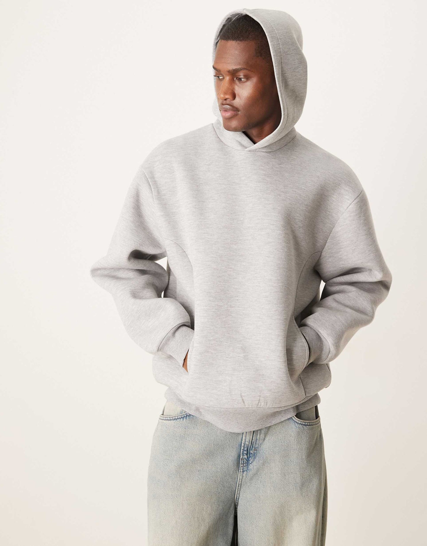 Oversized Boxy Heavyweight Scuba Hoodie