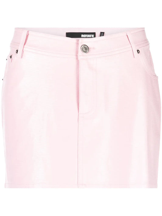Embossed Sequin Mini Skirt