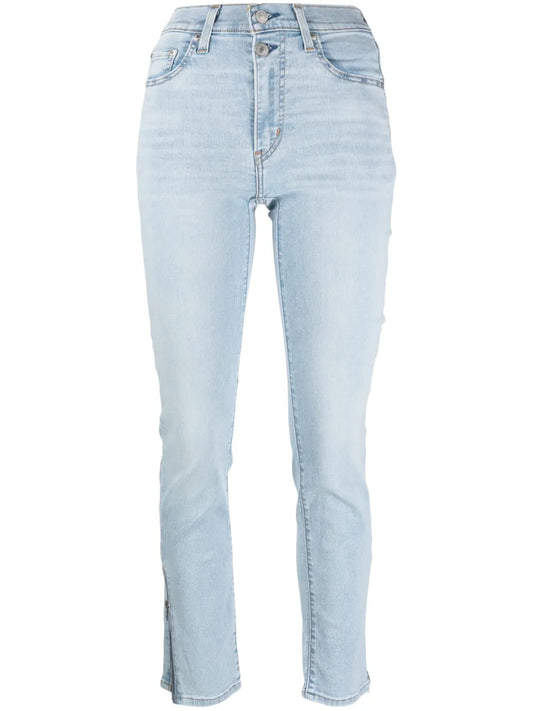 Ankle-Zips Skinny Jeans