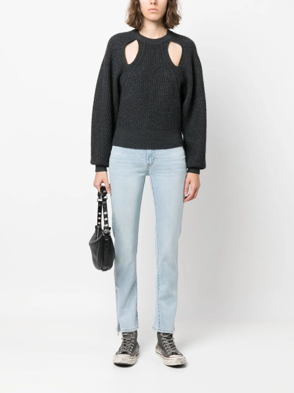 Ankle-Zips Skinny Jeans