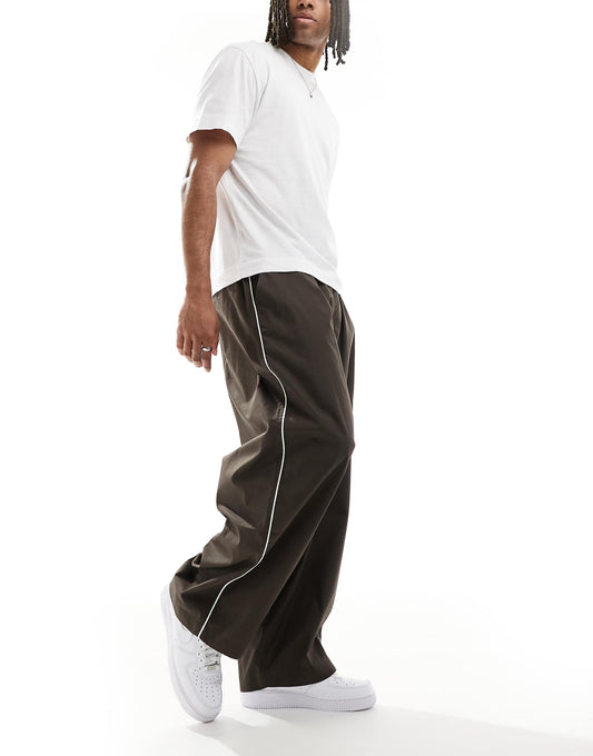Oversized Baggy Trouser With Side Piping
