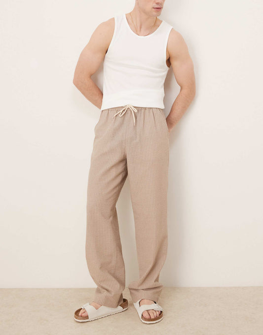 Straight Fit Pull On Trouser