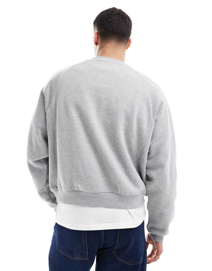 Oversized Boxy Sweatshirt With Raglan Sleeve