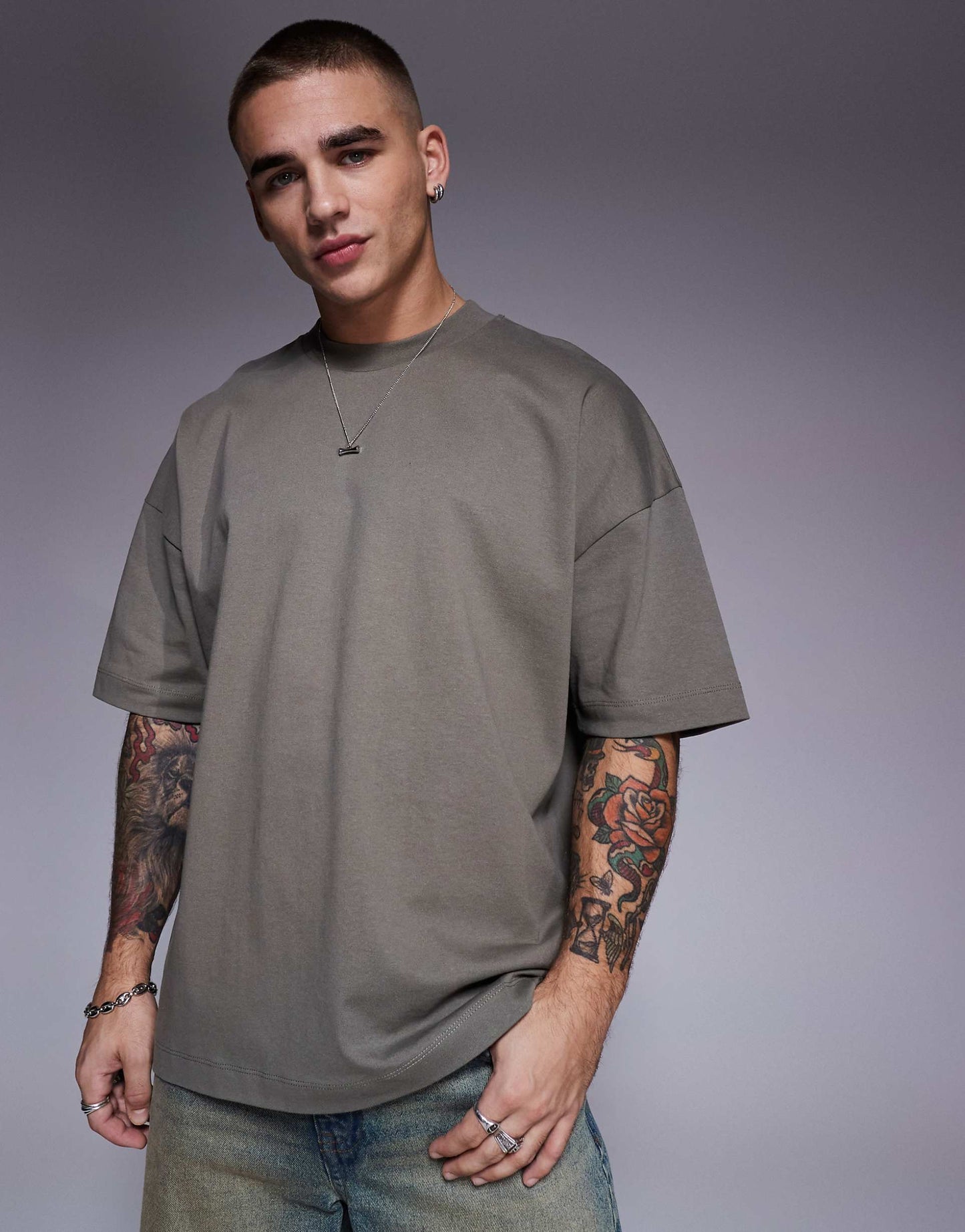 Heavyweight Oversized Drop Shoulder T-Shirt