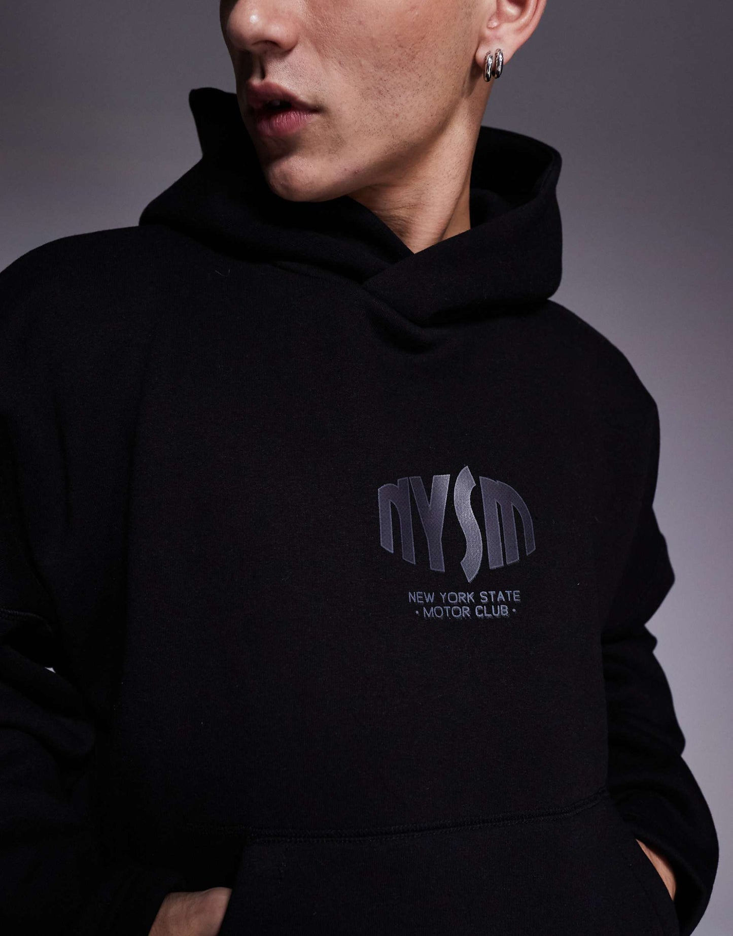 Oversized Dropped Shoulder Boxy Hoodie With Clean Finish