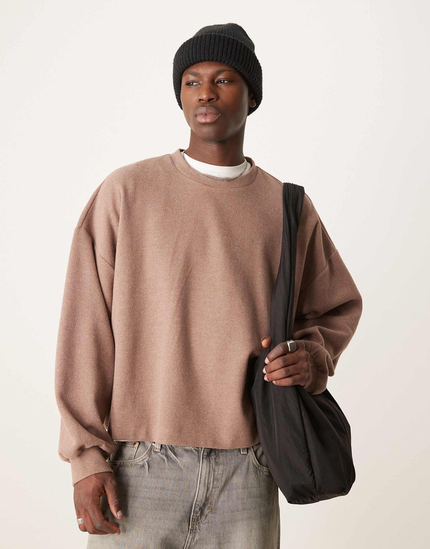 Extreme Oversized Boxy Lightweight Jumper