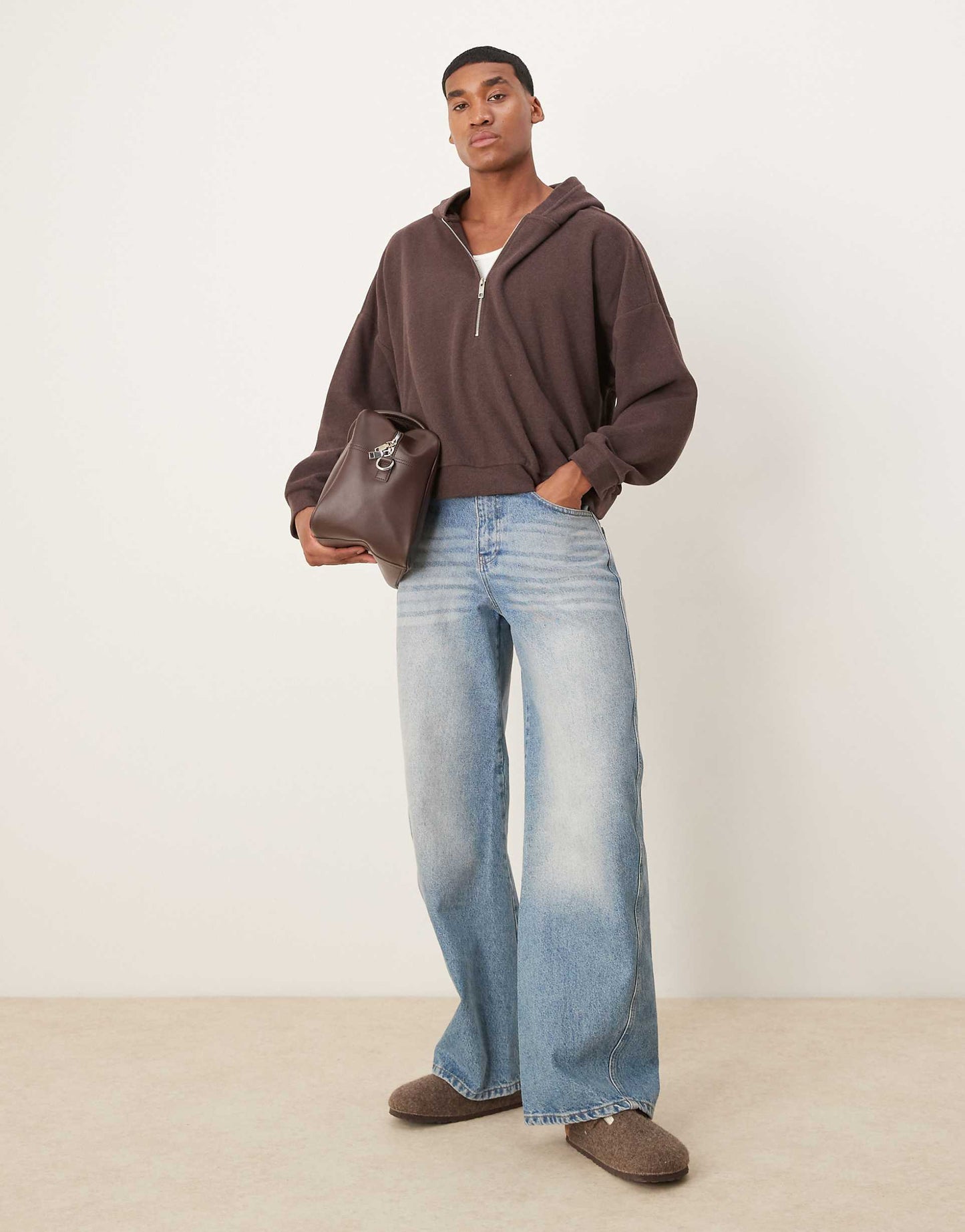 Extreme Oversized Cropped Hoodie