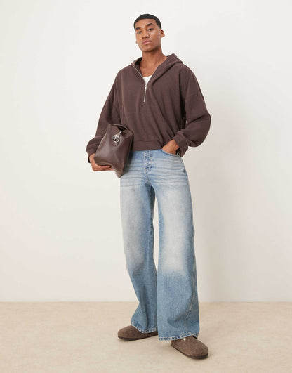 Extreme Oversized Cropped Hoodie