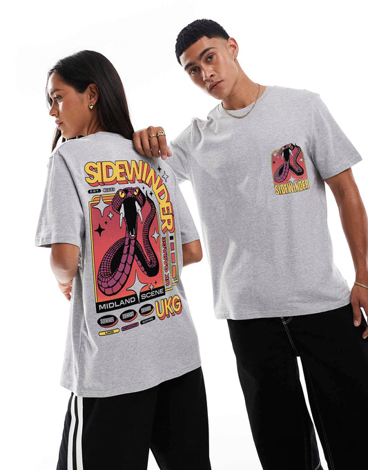 Sidewinder Vhs Front And Back Print Relaxed T-Shirt