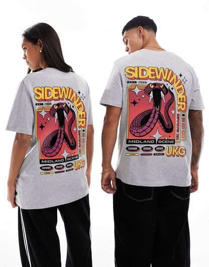 Sidewinder Vhs Front And Back Print Relaxed T-Shirt