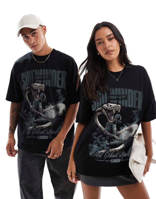 Front Print Oversized T-Shirt