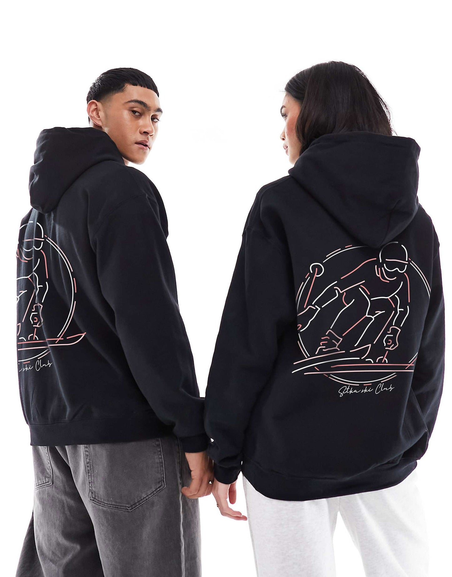 Alaska Front And Back Print Hood