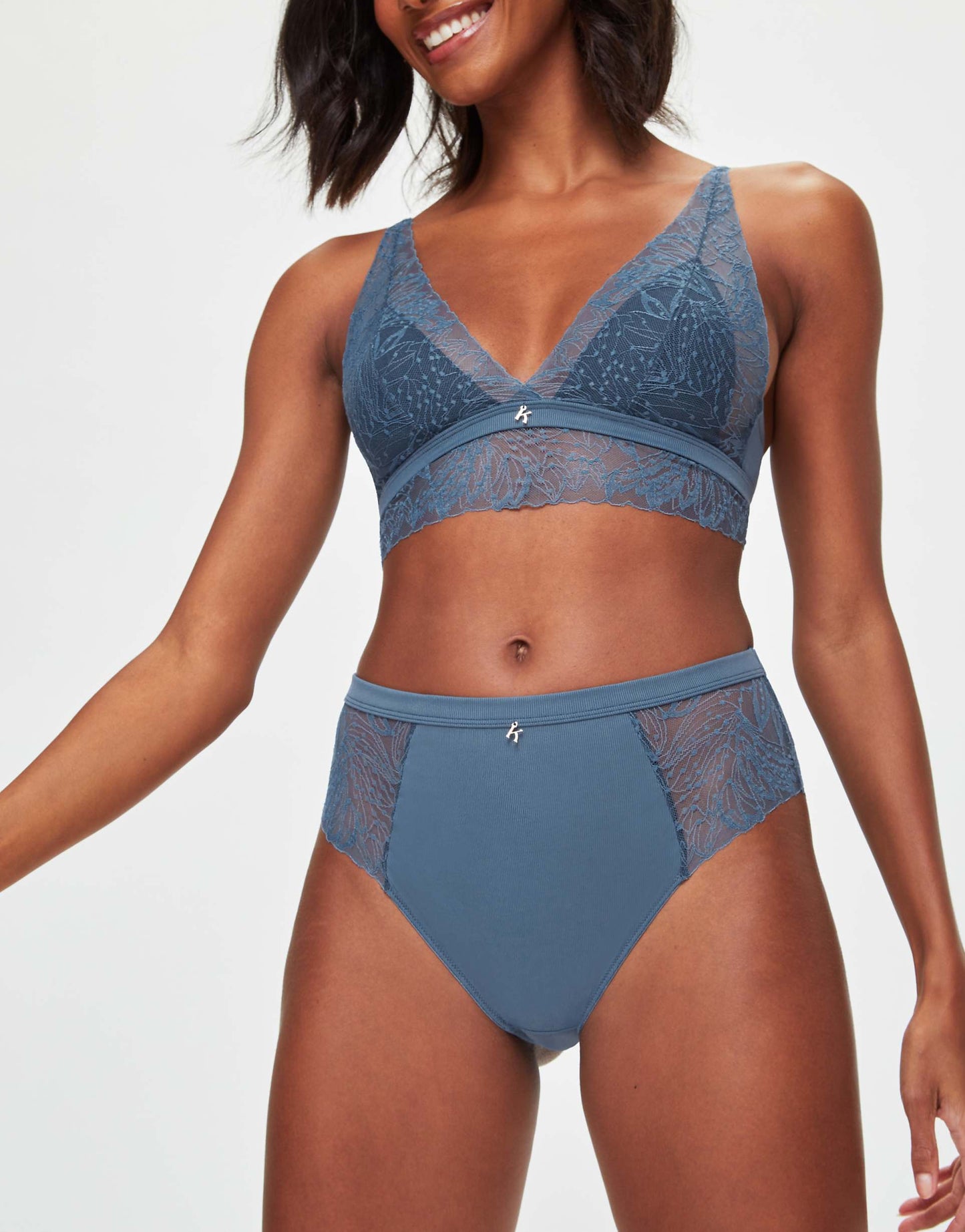 Louisa Ribbed Underwear Set
