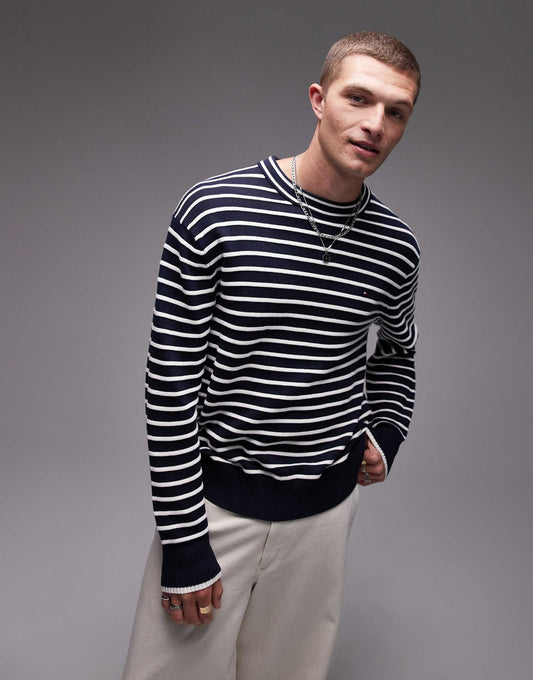 Breton Structure Crew Neck