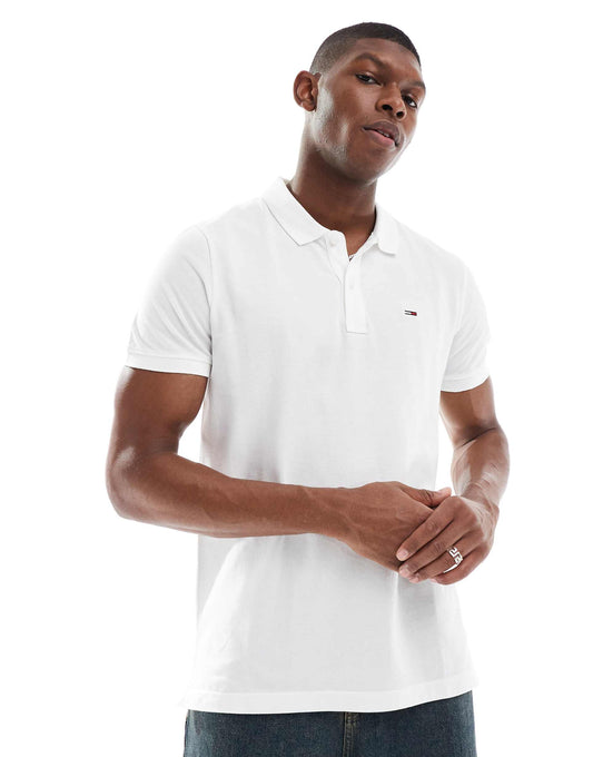 Slim Placket Polo