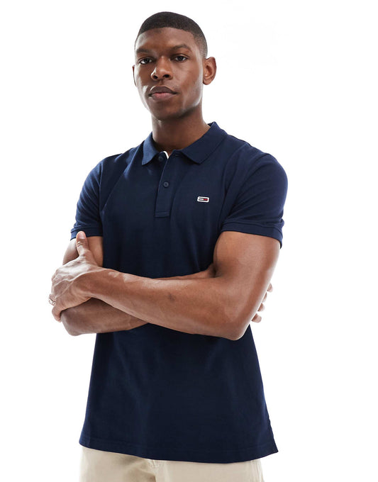 Slim Placket Polo