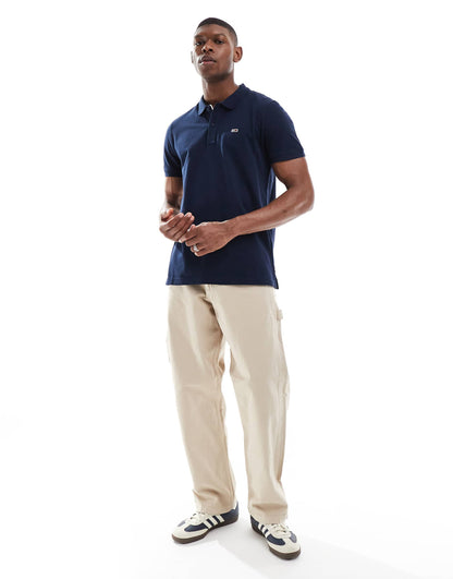 Slim Placket Polo